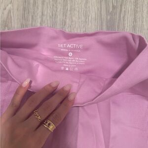 Set active pink leggings